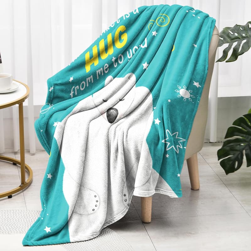 Get Well Gift Blanket for Women - Inspirational 50x60