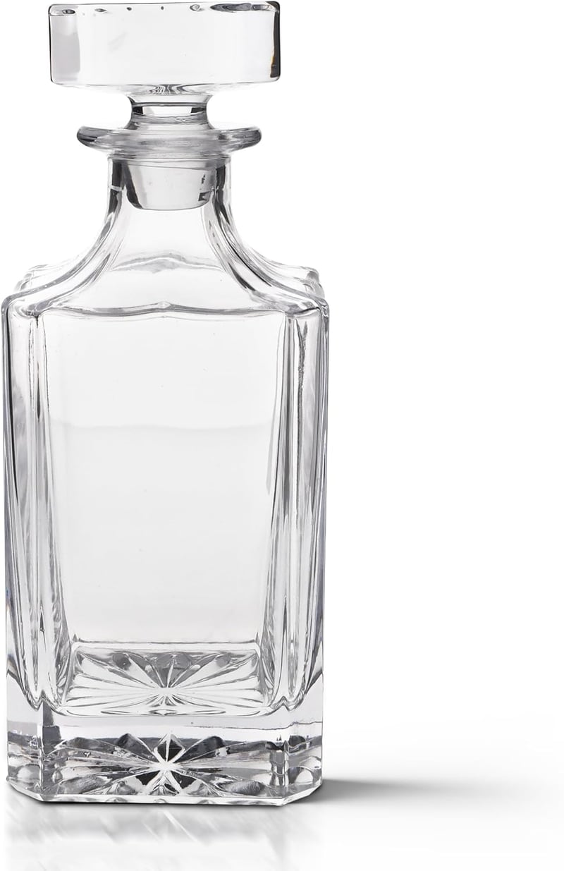 Father's Day Custom Whiskey Decanter with Glass Stopper