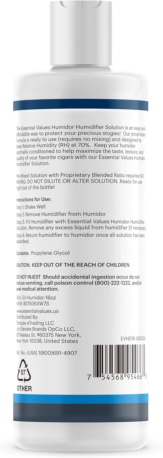 Propylene Glycol Solution for Cigar Humidors (16oz)