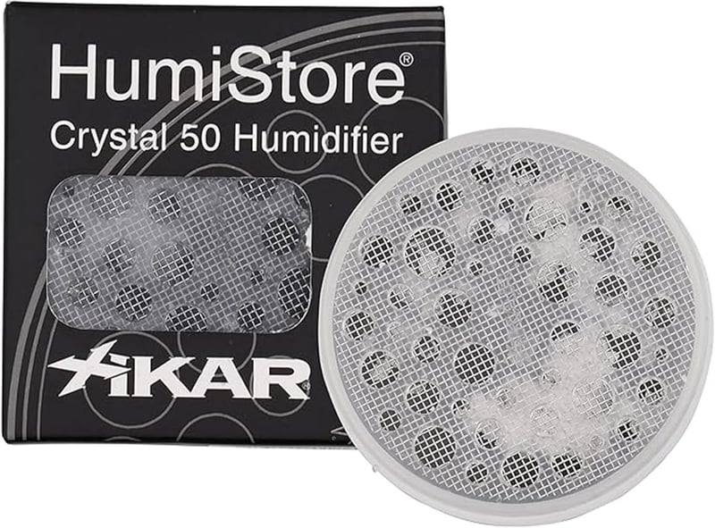 Cigar Humidifier Jar with Magnet - Regulates 70% Humidity, 90-Day Use