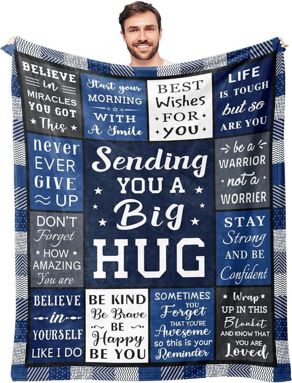 Get Well Blanket for Men - 60