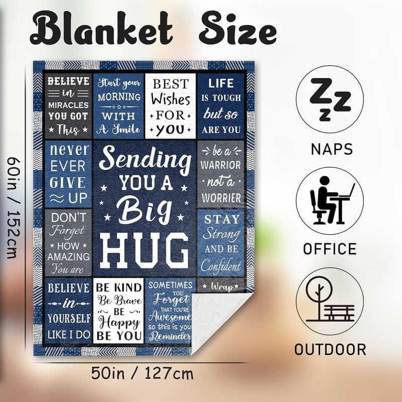 Get Well Blanket for Men - 60