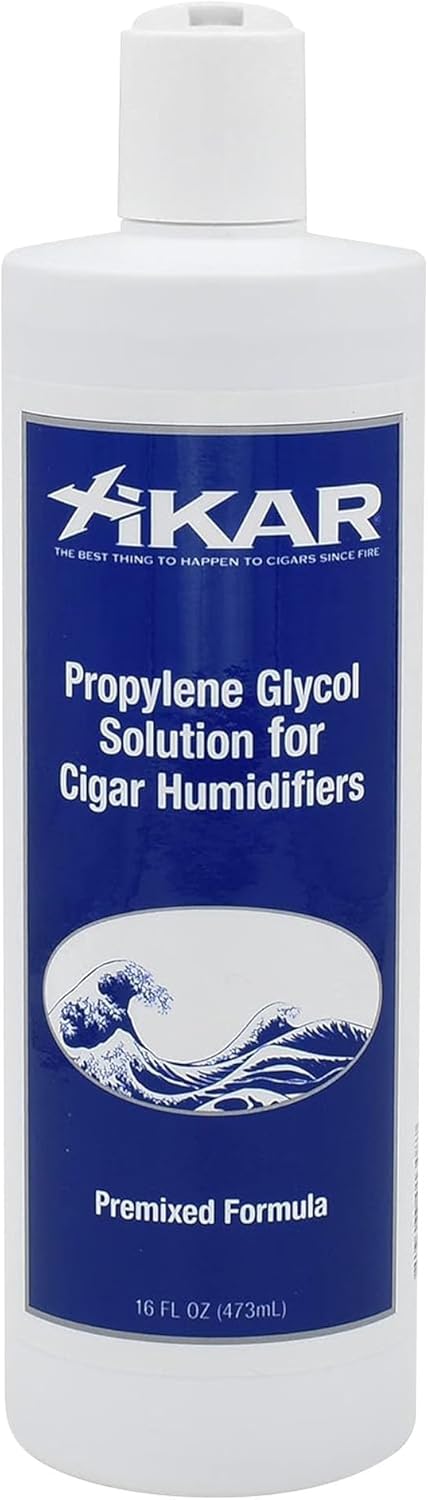 Xikar Cigar Humidor Solution - Easy-to-Use 70% Humidity Control, 16 Fl Oz