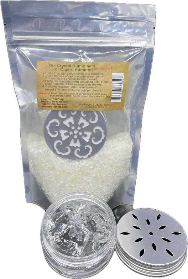 Gel Crystal Humidifier for Cigar Humidors – 1/2 lb