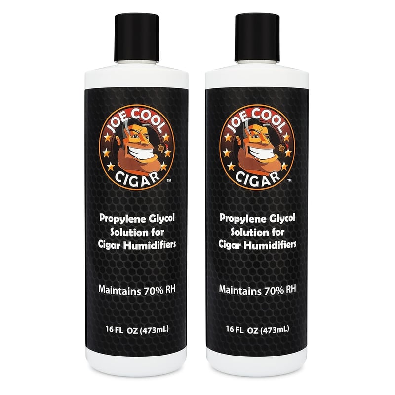 Cigar Humidor Solution - 16 oz Propylene Glycol - 2 Pack