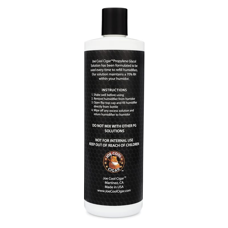 Cigar Humidor Solution - 16 oz Propylene Glycol - 2 Pack