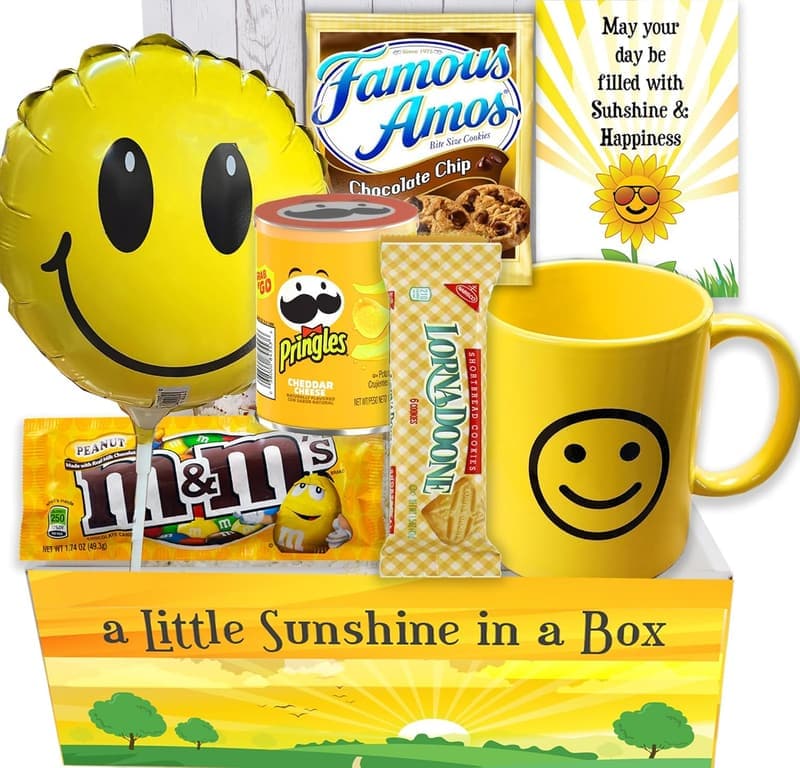 Cheer Up Gift Basket: Sunshine Care Package for Kids & Teens