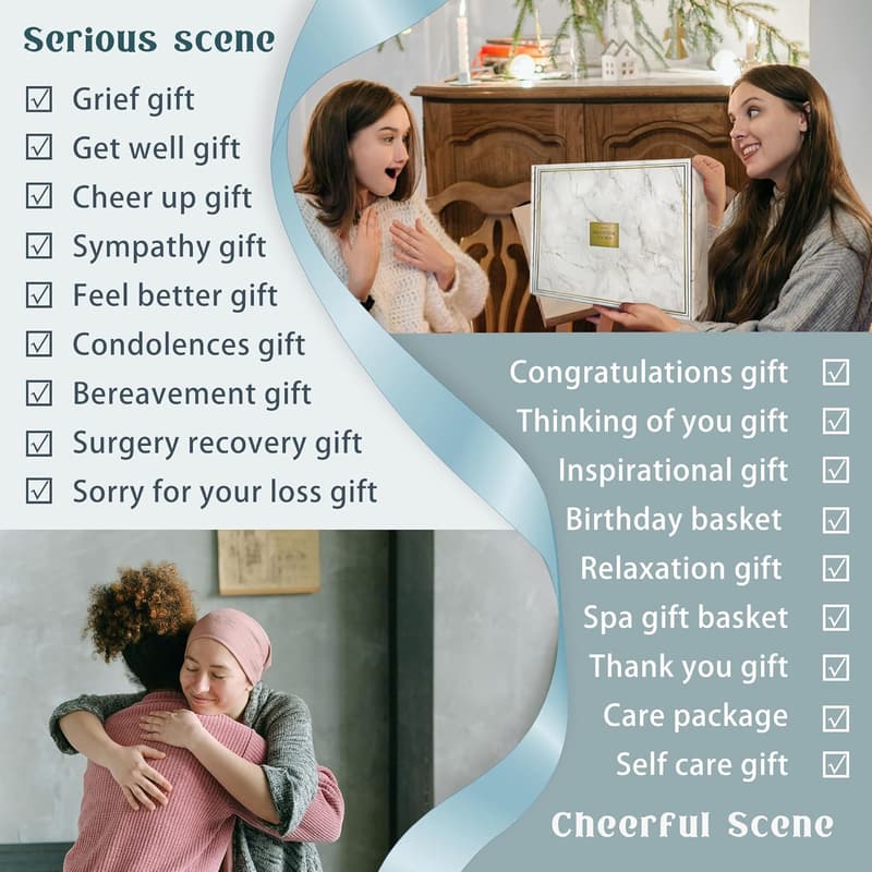 Get Well Soon Gift Basket for Women, 12-Piece Care Package