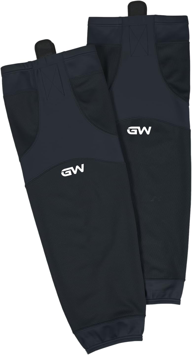 Pro Series Black Hockey Socks - Textured Polyester