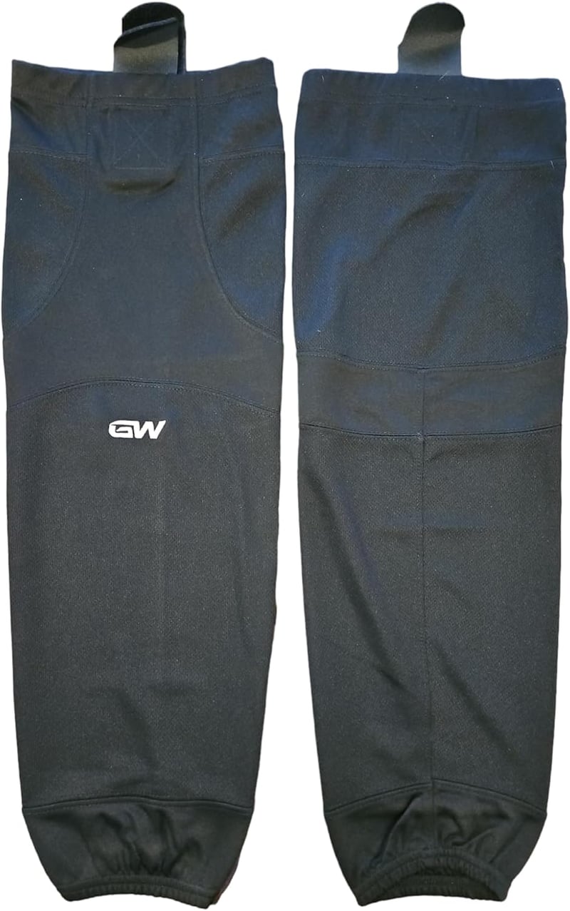 Pro Series Black Hockey Socks - Textured Polyester