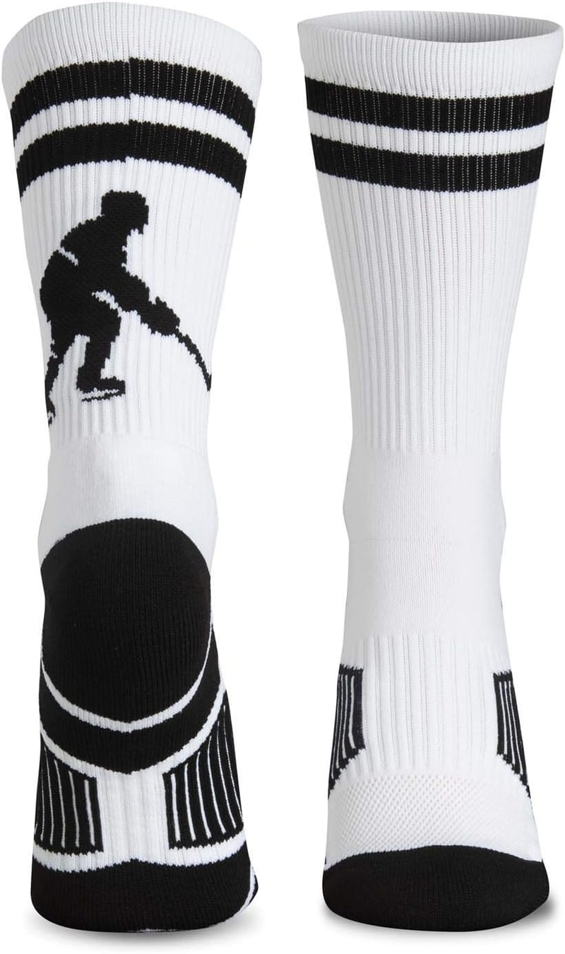 Hockey Performance Crew Socks for Youth & Adults - Mid-Calf