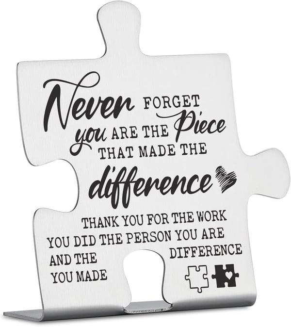 Retirement Gift for Women - Decorative Plaque for Coworkers