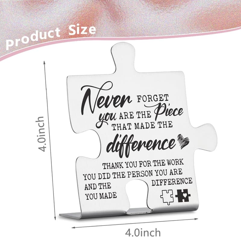 Retirement Gift for Women - Decorative Plaque for Coworkers