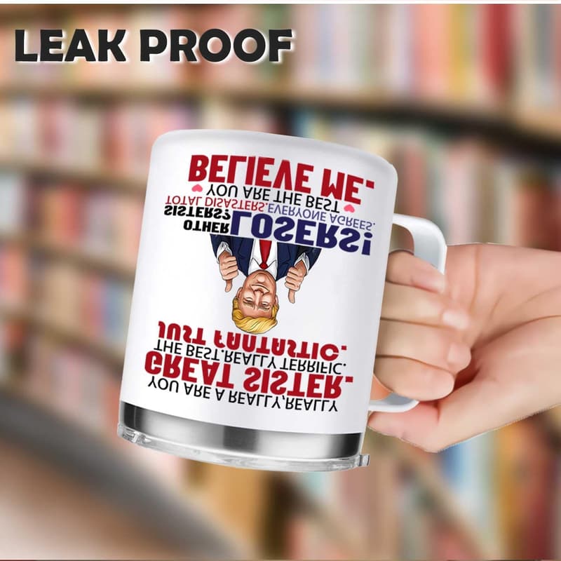 Mothers Day Coffee Mug Gift for Sister – Funny & Unique 14 oz