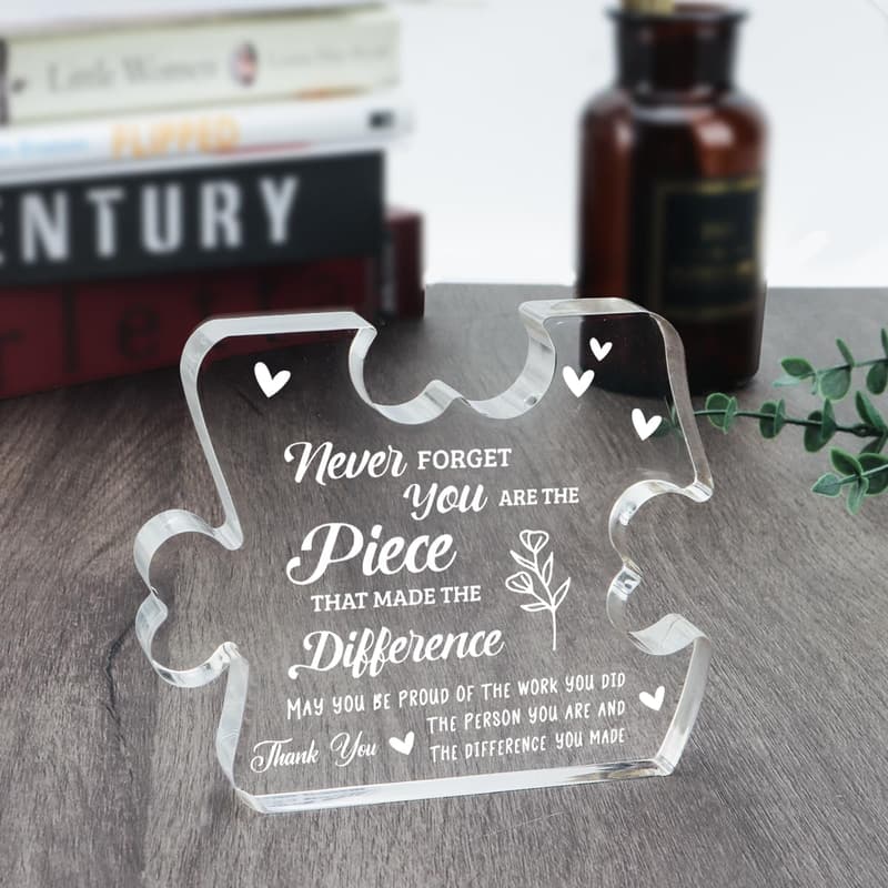 Farewell Gifts for Women - Desk Plaque for Coworkers