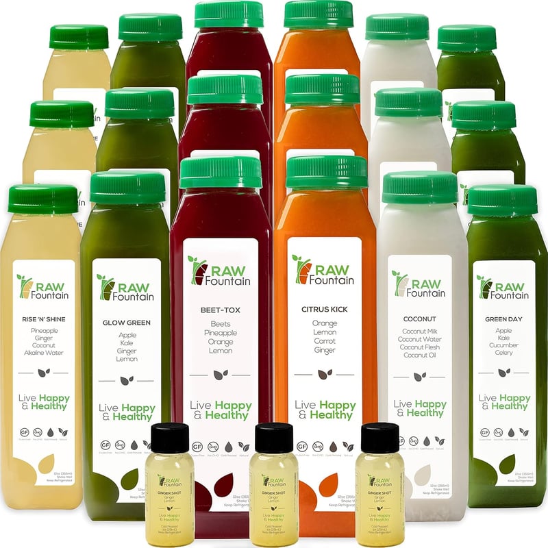 3-Day All-Natural Juice Cleanse with 18 Cold-Pressed Bottles