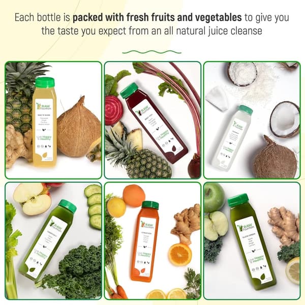 3-Day All-Natural Juice Cleanse with 18 Cold-Pressed Bottles