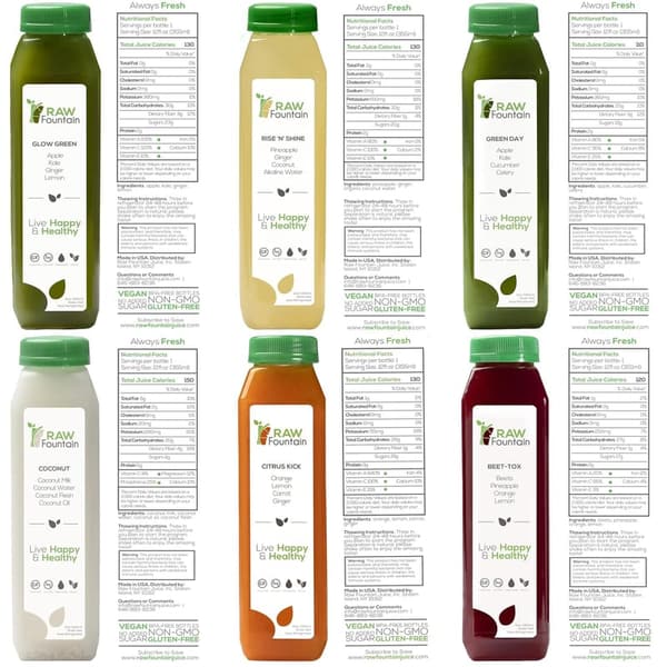 3-Day All-Natural Juice Cleanse with 18 Cold-Pressed Bottles