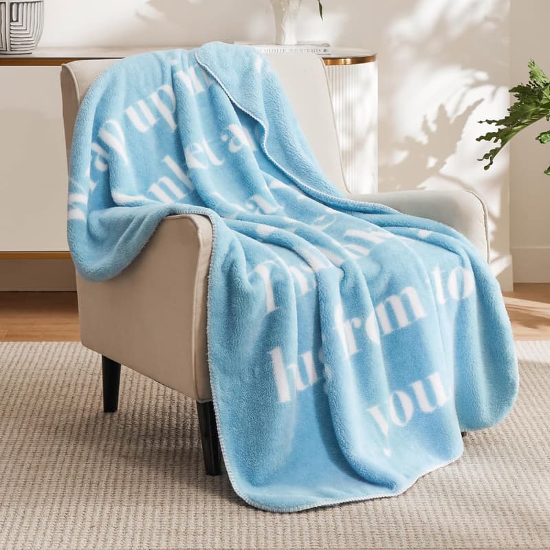 Get Well Gifts: Inspirational Healing Blanket for Women, 50x60 Inch