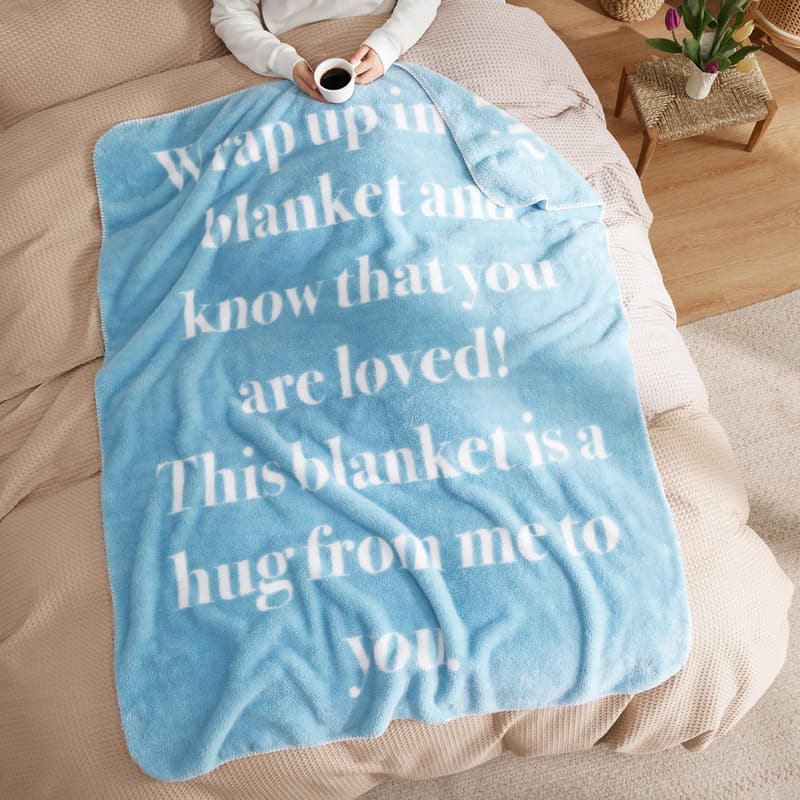Get Well Gifts: Inspirational Healing Blanket for Women, 50x60 Inch