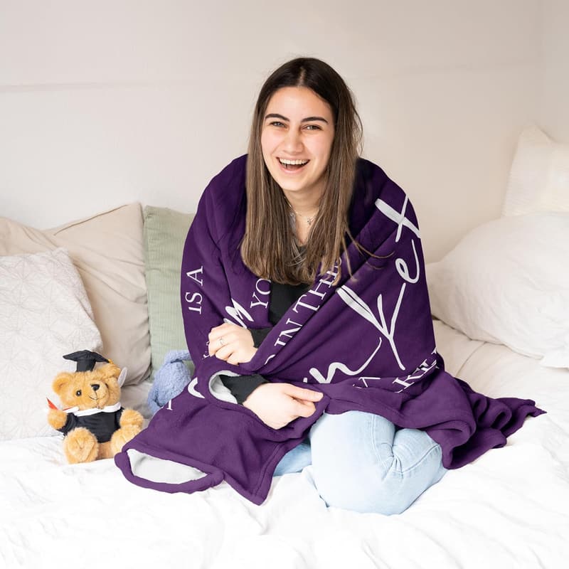 Get Well Soon Blanket for Women - Inspirational Healing Throw 60