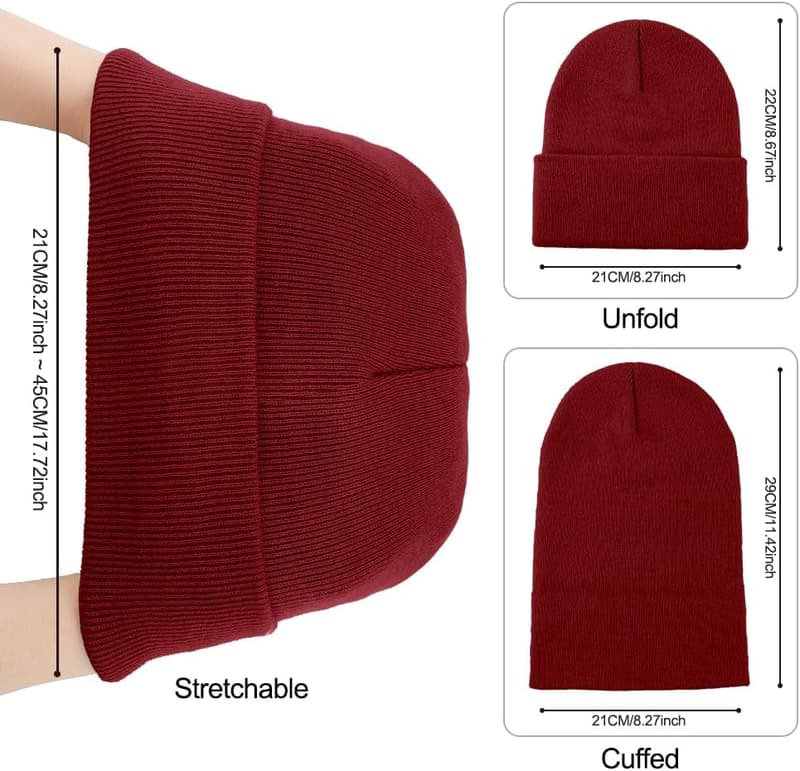 Unisex Winter Beanie Hat for Men and Women