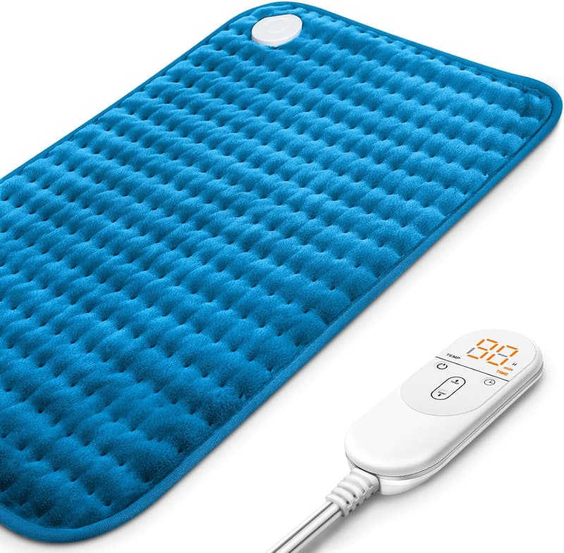 Electric Heating Pad for Pain Relief with 6 Heat Settings