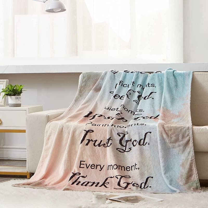 Inspirational Healing Throw Blanket - 40x50 Inch Gift for All
