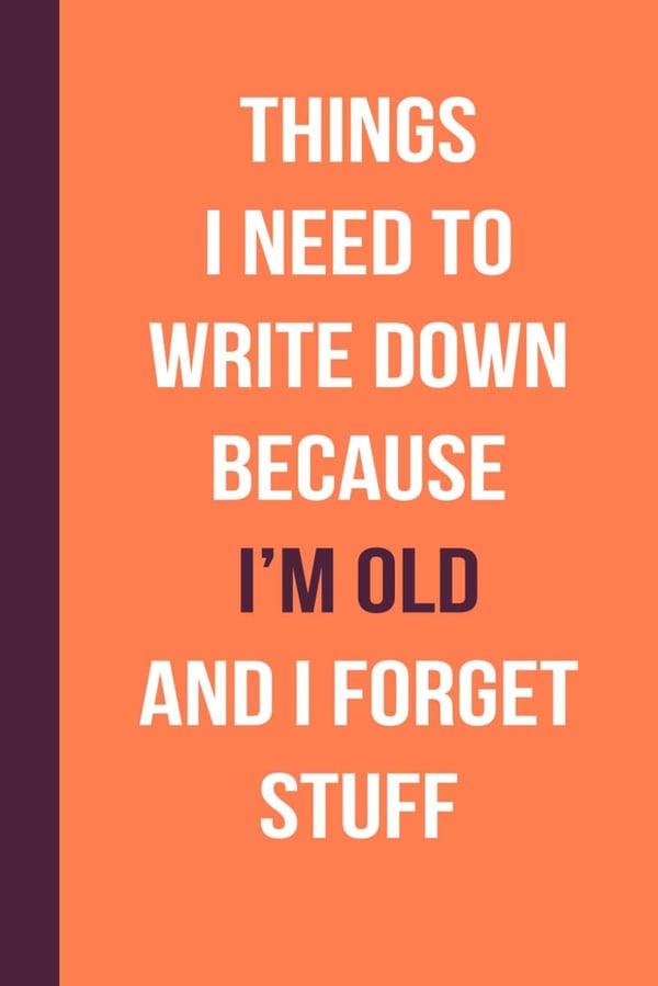 Funny Retirement Notebook for Women - Gift for Seniors