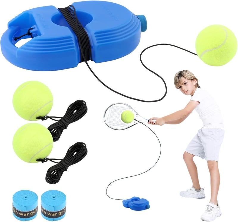 Tennis Training Rebound Ball Set for Solo Practice