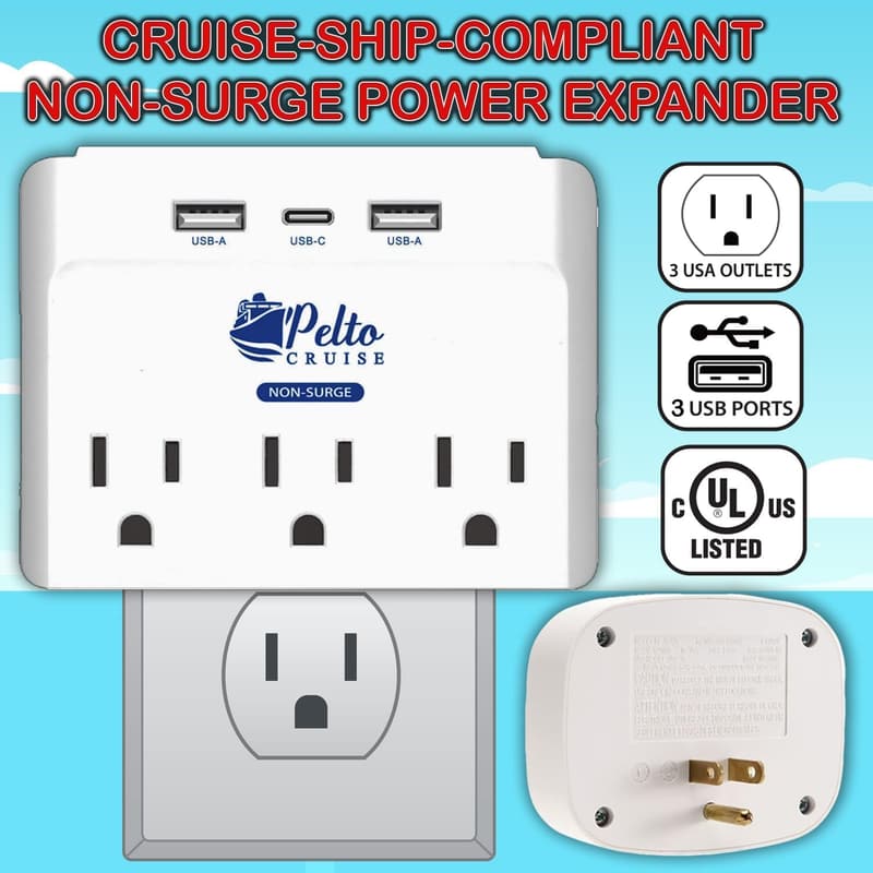 Cruise Accessories 2025: Luggage Tags, Power Strip & Hooks