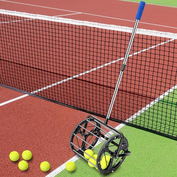 Tennis Ball Collector with Large Capacity for Coaches & Players
