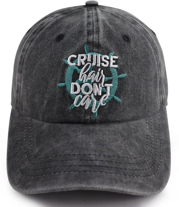 Cruise Adjustable Vintage Cotton Baseball Cap for Men and Women