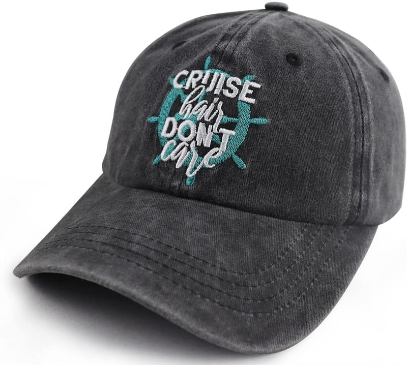 Cruise Adjustable Vintage Cotton Baseball Cap for Men and Women