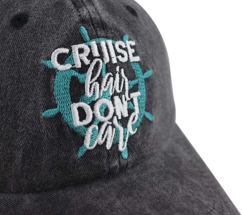 Cruise Adjustable Vintage Cotton Baseball Cap for Men and Women