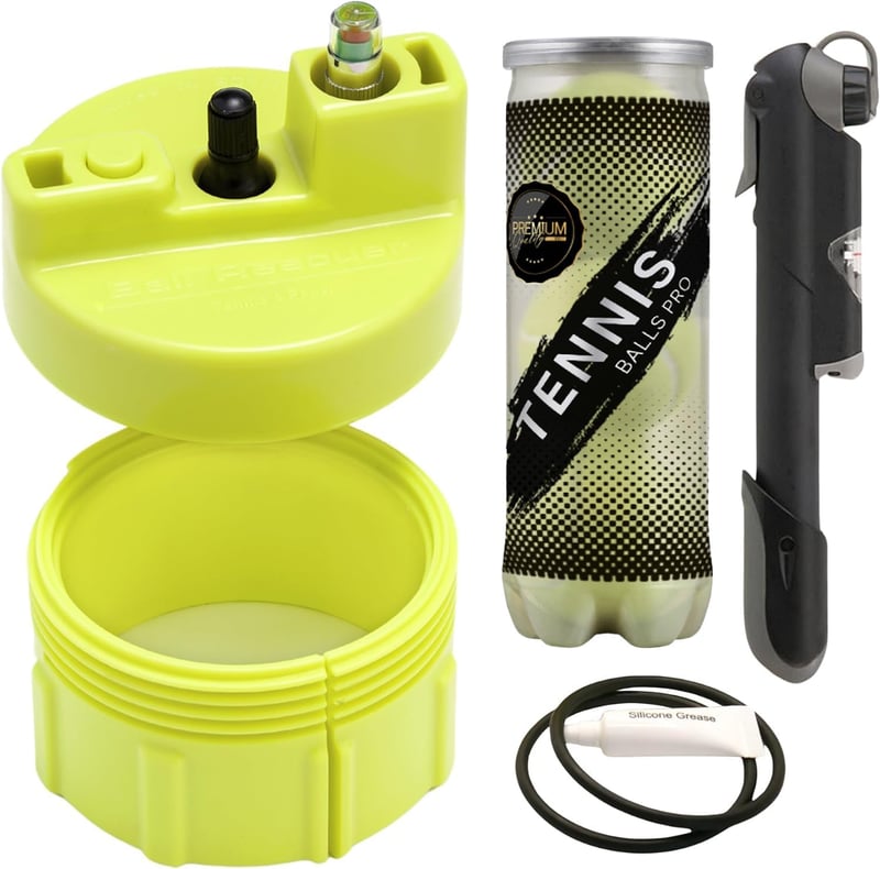 Tennis Ball Pressurizer - Extends Ball Life up to 30 psi