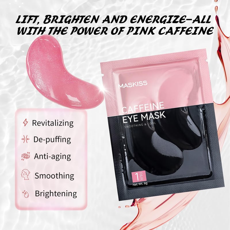Caffeine Collagen Eye Masks for Dark Circles & Puffiness