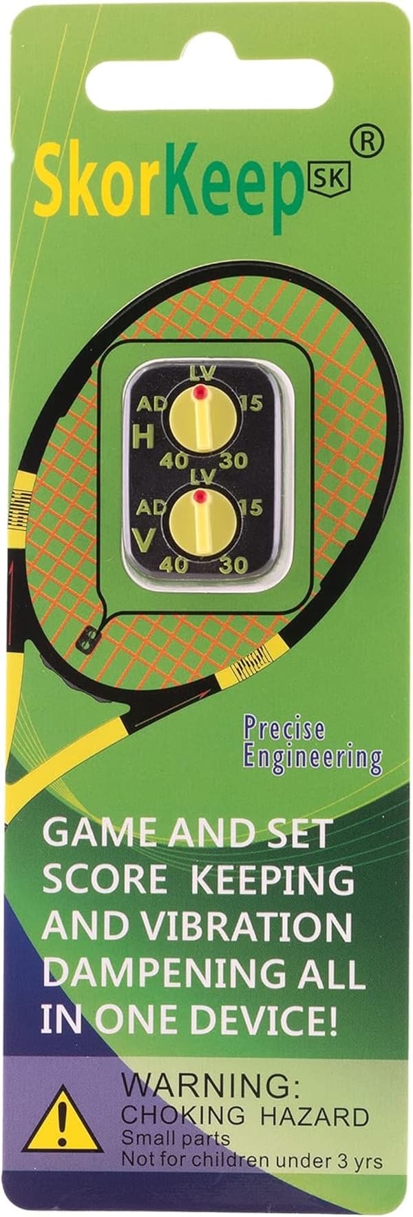 Tennis Scorekeeper and Vibration Dampener Device