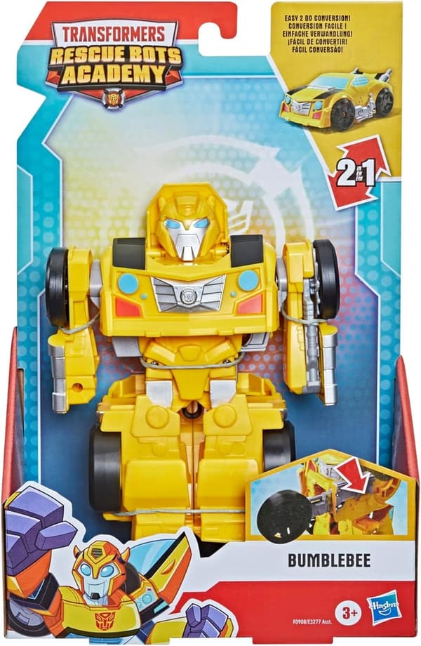 Transformers Rescue Bots Academy Bumblebee Toy Robot for Kids