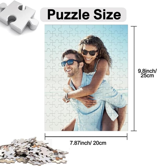 Personalized Photo Jigsaw Puzzle for Adults - Custom Sizes