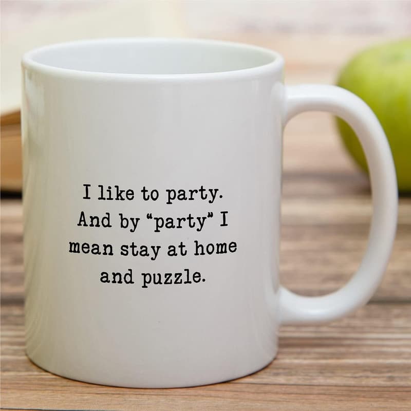 Funny Sarcasm Mug for Puzzle Lovers - 11oz Ceramic Gift