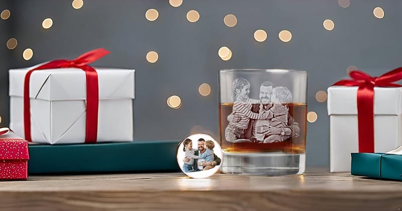 Custom Engraved 11oz Whiskey Glass - Ideal Father's Day Gift