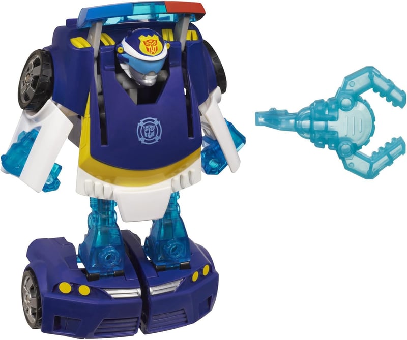 Rescue Bots Chase Police-Bot Action Figure for Ages 3-7