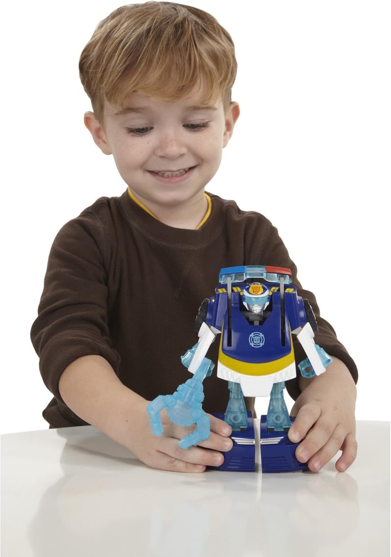 Rescue Bots Chase Police-Bot Action Figure for Ages 3-7