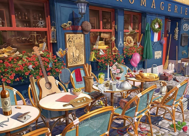 Wine & Cheese Shop Jigsaw Puzzle - 1000 Pieces