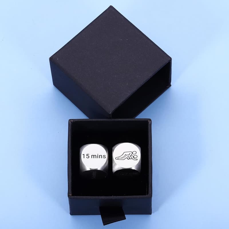 10th Anniversary Funny Date Night Dice Set for Couples