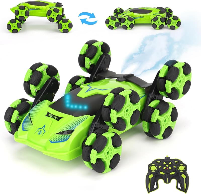 Remote Control Stunt Car - Cool Birthday Gift for Kids 6-12
