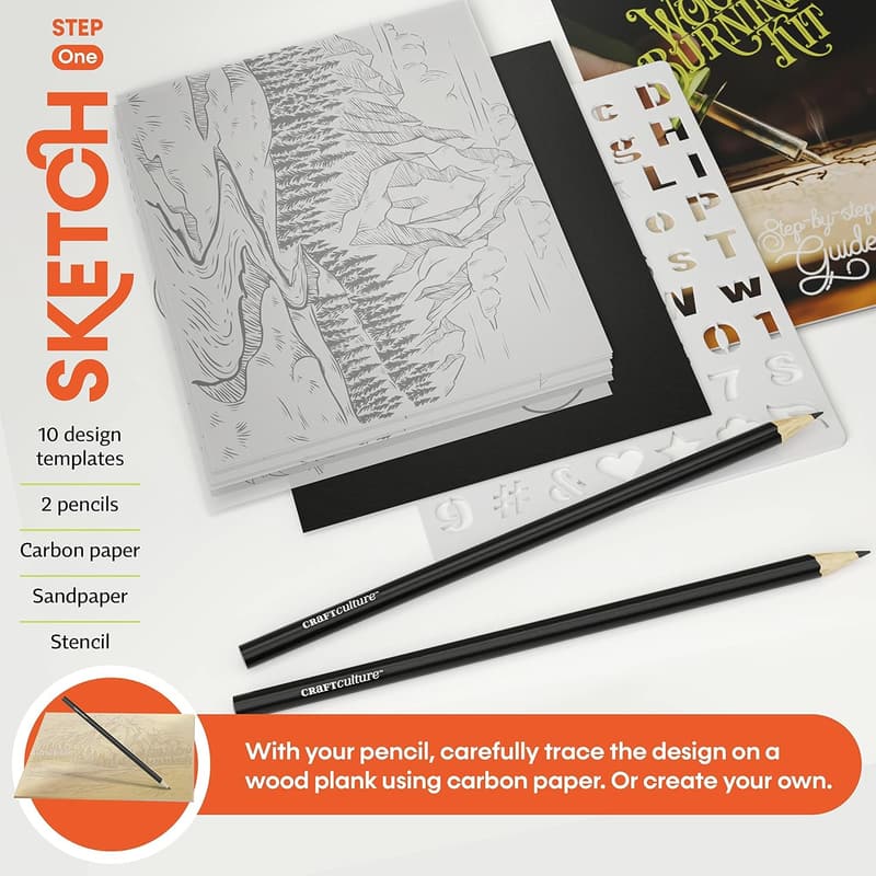 Wood Burning Kit for Kids - DIY Craft Gift for Birthdays