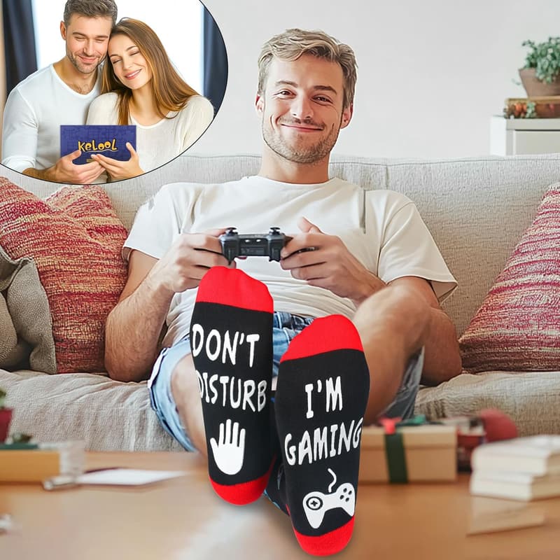 Gaming Socks for Dad - Funny Father's Day Gift