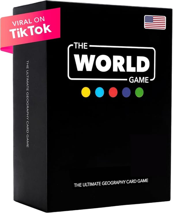 Geography Card Game for Kids & Teens - Educational Fun Gift